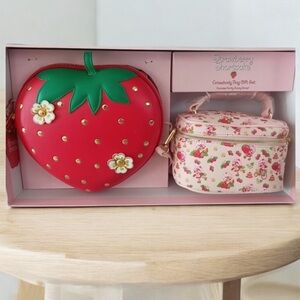 New Strawberry Shortcake Crossbody Bag Gift Set - Skinny Dip London Set NIB